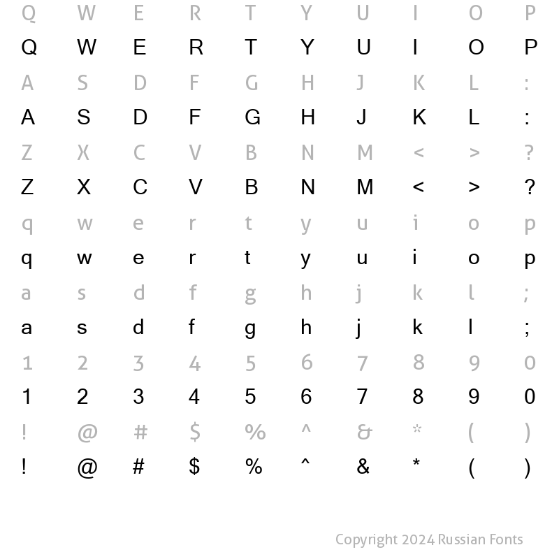 Character Map of Microsoft Sans Serif Regular