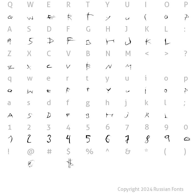 Character Map of Sehnsucht Font Sehnsucht Font